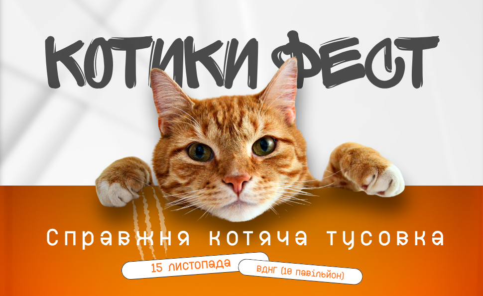 КОТИКИ ФЕСТ — наймуркотливіший фестиваль осені на ВДНГ