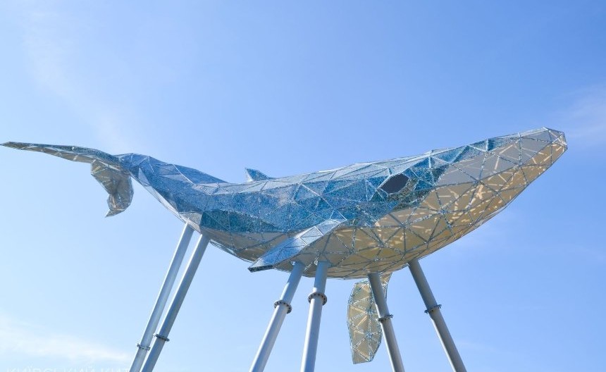 Кит знову запрацював: на ВДНГ презентували міжнародний екомистецький проєкт