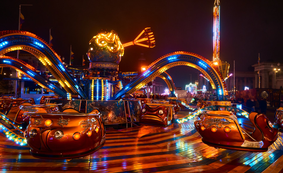 Екстримальні атракціони — зимовий драйв на ВДНГ 