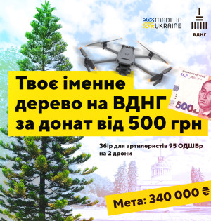 Іменне дерево на ВДНГ за донат: Експоцентр та Made in Ukraine оголосили про спільний збір на ЗСУ