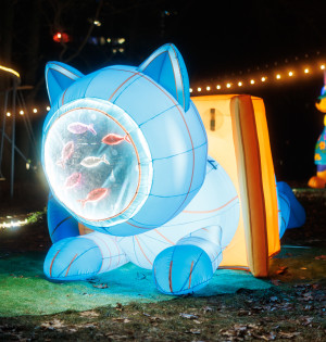 Парк гігантських дивотварин — коли зима перетворюється на казку