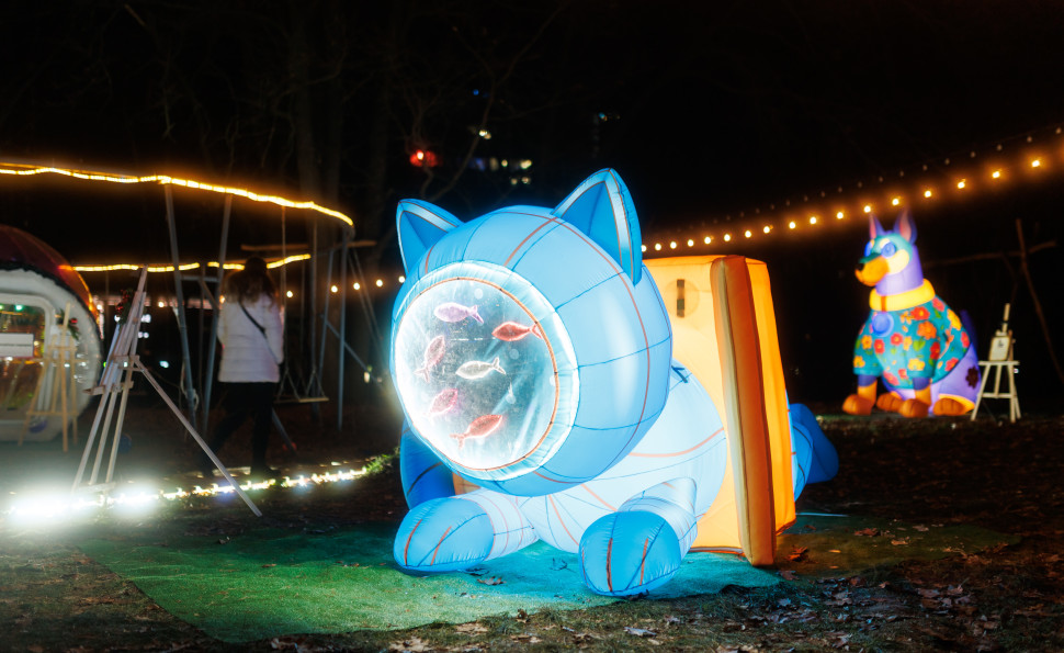 Парк гігантських дивотварин — коли зима перетворюється на казку